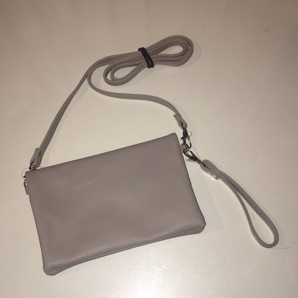 Leather Wristlet Crossbody